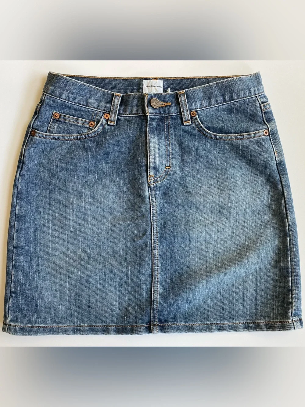 Vintage Calvin Klein Denim Skirt